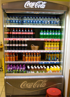 picture of cold drinks at the canteen